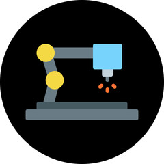 Machine single vector illustration icon