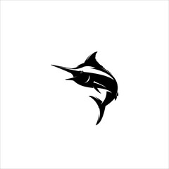 fish silhouette logo element