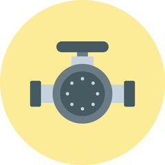 Valve II single vector illustration icon