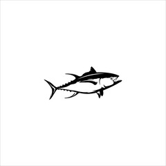 fish silhouette logo element