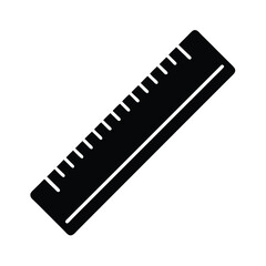 Ruler Icon Vector Illustration