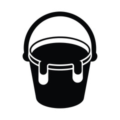 Paint Bucket Icon Vector Illustration