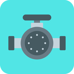 Valve II single vector illustration icon