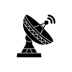 creative details Satellite dish icon Vector Illustration