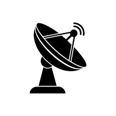 creative details Satellite dish icon Vector Illustration
