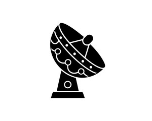 creative details Satellite dish icon Vector Illustration