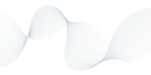 Abstract wavy lines Isolated background design. Wave modern stream transparent background.
