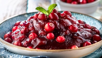Homemade Red Cranberry Sauce