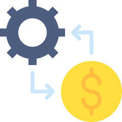 Cost Management single vector illustration icon