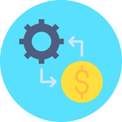 Cost Management single vector illustration icon