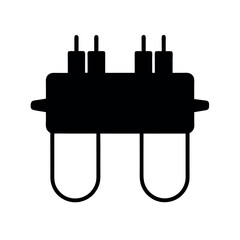 Wire Organizer Silhouette Vector Art