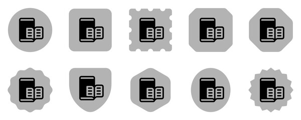 Editable e-book reader app vector icon. Online learning, course, tutorial. Part of a big icon set family. Perfect for web and app interfaces, presentations, infographics, etc