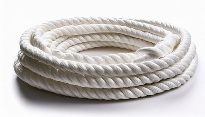 White rope isolated