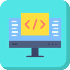 Development single vector illustration icon
