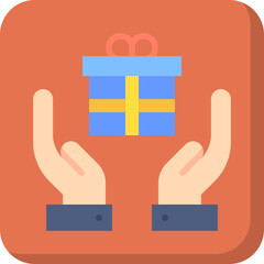 Fototapeta premium Rewarding Employees single vector illustration icon