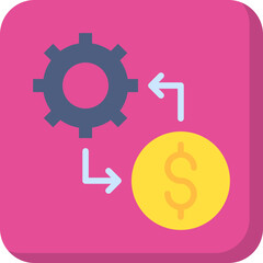 Cost Management single vector illustration icon