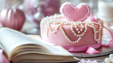 pink heart shaped cookies