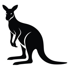 Silhouette of Kangaroo