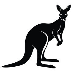 Silhouette of Kangaroo