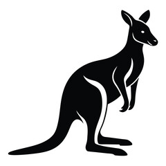 Silhouette of Kangaroo