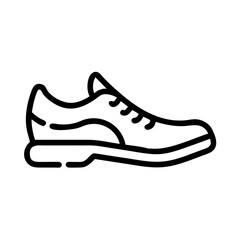 Running Shoe with Lace Design Icon Design