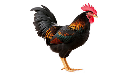 Fototapeta premium Rooster isolated transparent background, png