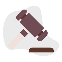 Laws single icon vector illustration