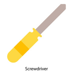 Screwdriver single icon vector illustration