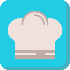 Chef single icon vector illustration