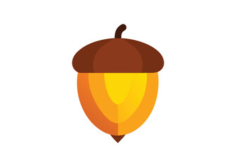 acorn-glow-vector-art-illustriton-white-baground.eps