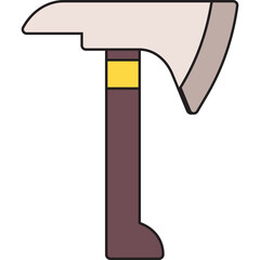 Axe single icon vector illustration