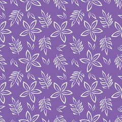 Vintage seamless floral pattern. Ditsy style background of small flowers. Ditsy floral over light yellow background. Small flower pattern for fashion, wrapping, printing on fabrics and surface