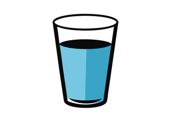 -a-glass---vector-art-illustriton-white-baground.eps