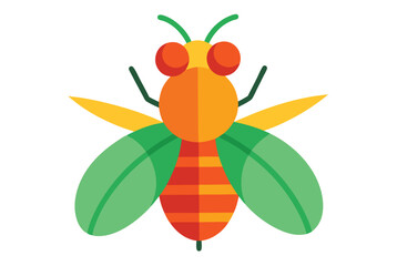 fruit-fly--vector-art-illustriton-white-backround.eps