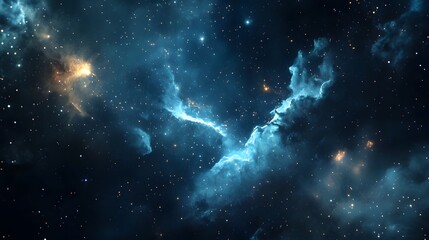 A digital artist’s brush toolkit floating in space, cosmic textures forming beautiful galaxies with each stroke