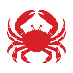 Ocean Life Crab Silhouette – Printable and Cut-Ready Vector Design