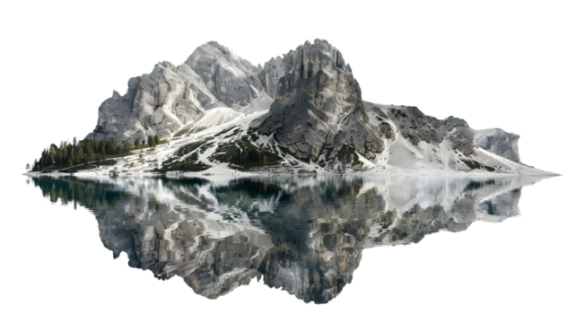 Aerial view of Lago di Braies in South Tyrol Dolomites showcasing the stunning Fanes-Sennes-Prags Nature Park