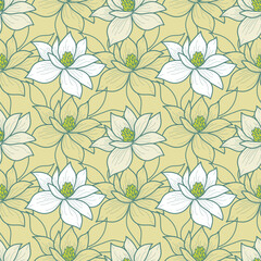 Seamless abstract floral.abstract background, beautiful, blossom, drawn, floral, flower background, flowers
