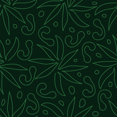 Colorful hand draw flowers seamless pattern for fabric textile wallpaper.
