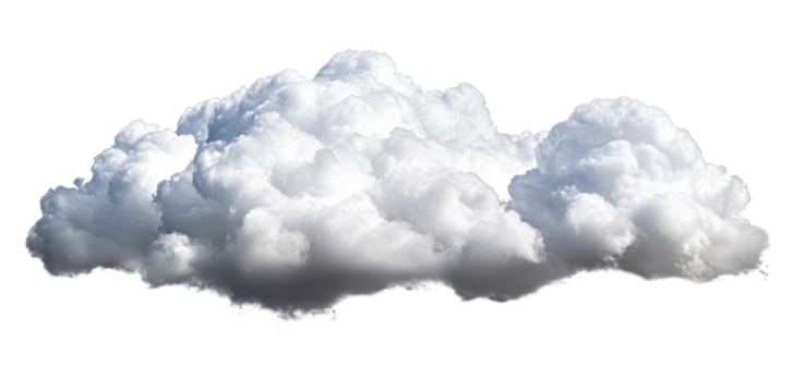 Large Cumulus Cloud Image, Isolated on Transparent Background, Weather Photography, Nature, Cloud, Cumulus, Weather