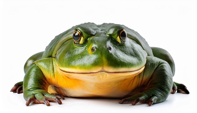 Giant African Bullfrog isolated