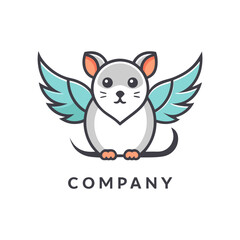 Chinchilla with Wings Logo Design for Modern Businesses