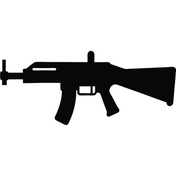 M79 silhouette vector isolated on white background