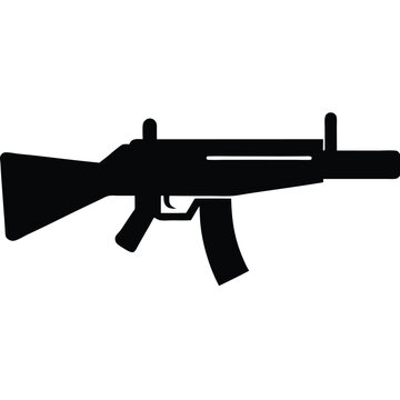 M79 silhouette vector isolated on white background