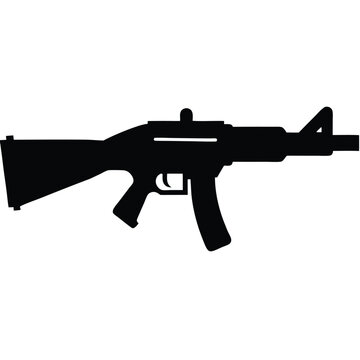 M79 silhouette vector isolated on white background