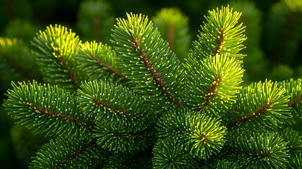 Close-up of Pine Tree Branches
