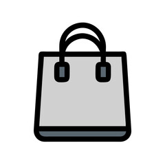 Shopping Bag with Handles Icon Design
