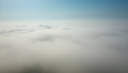 view of the sky and clouds from an airplane