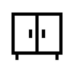 Sideboard Cabinet with Double Doors Icon Design