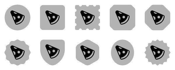 Editable pizza slice vector icon. Part of a big icon set family. Perfect for web and app interfaces, presentations, infographics, etc
